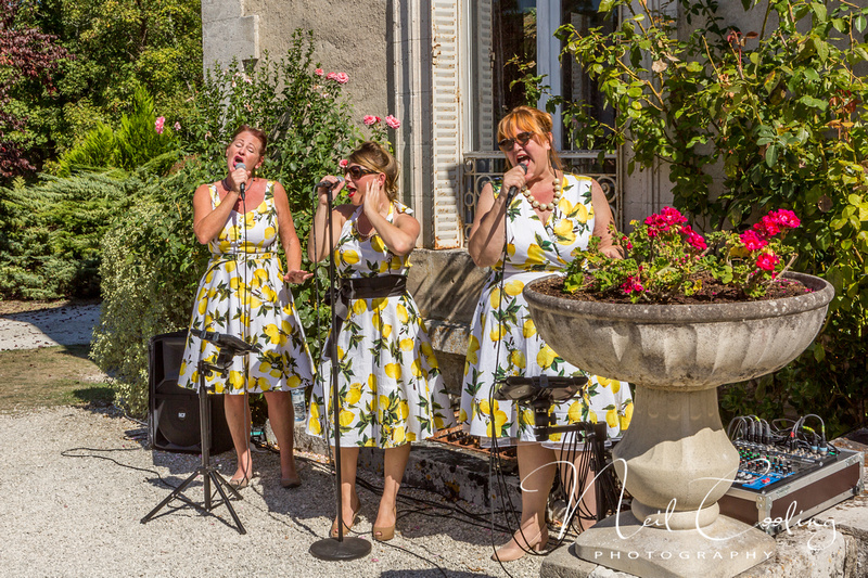 The Candies perform at afternoon receptions in France