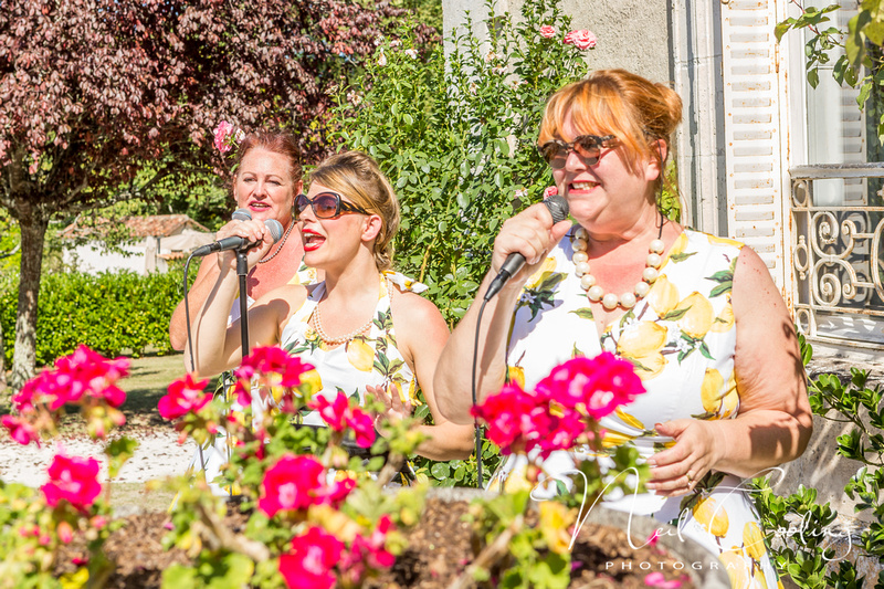 The Candies perform at afternoon receptions in France